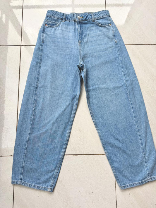 HIGH RISE BARREL JEAN
