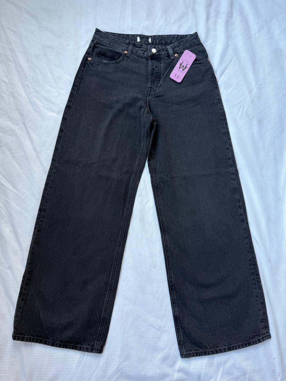 MID RISE WIDE LEG JEAN