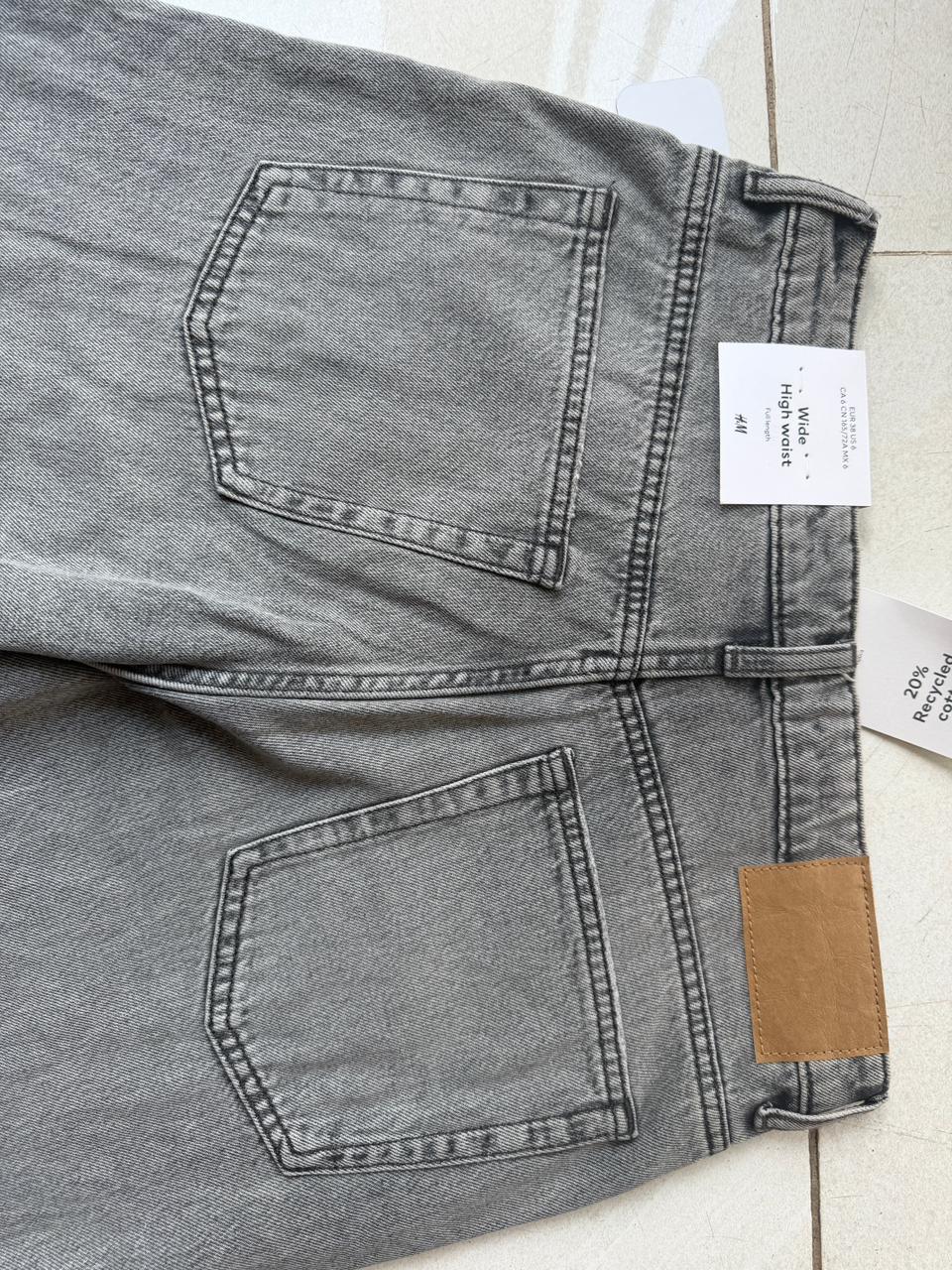 HIGH RISE WIDE LEG JEAN