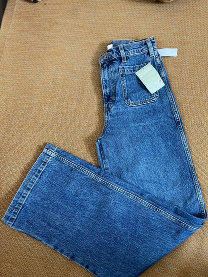 HIGH RISE WIDE LEG JEAN