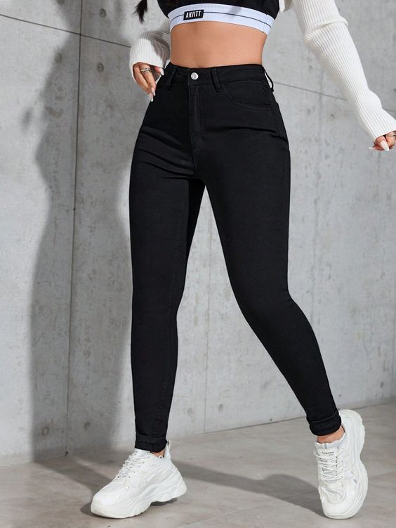 HIGH RISE SKINNY JEAN