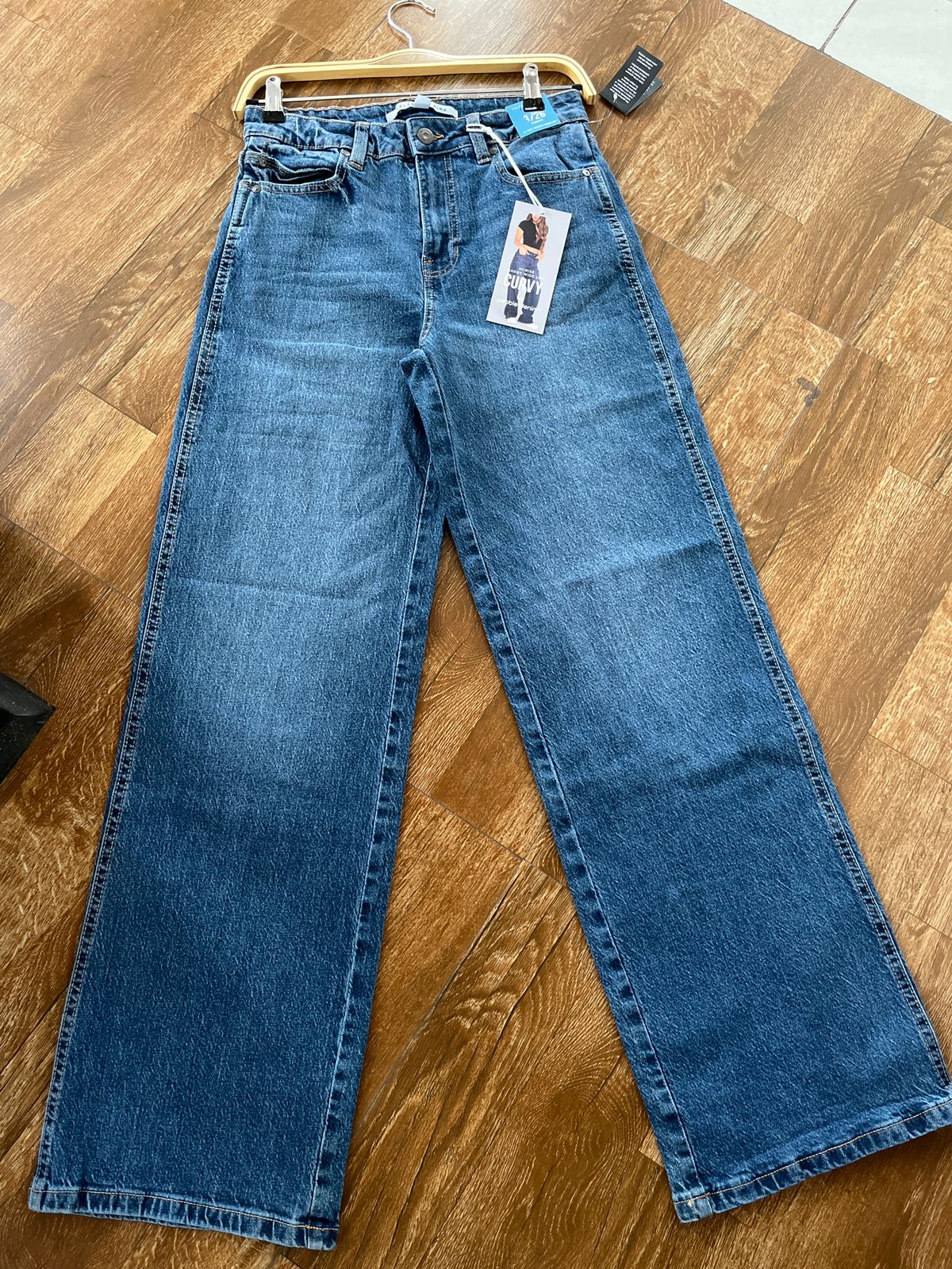 HIGH RISE WIDE LEG JEAN