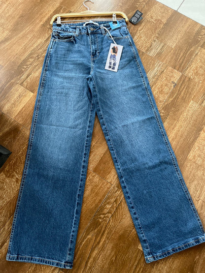 HIGH RISE WIDE LEG JEAN