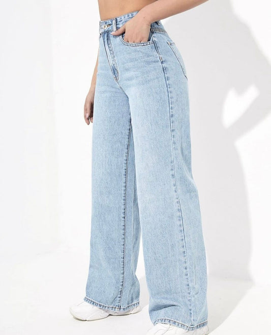HIGH RISE WIDE LEG JEAN