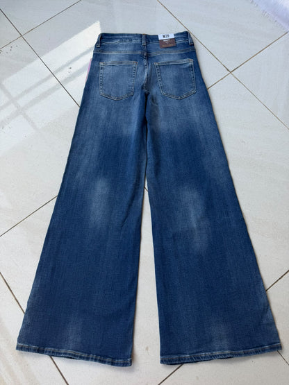 Imported Premium High-Rise Wide-Leg Jeans