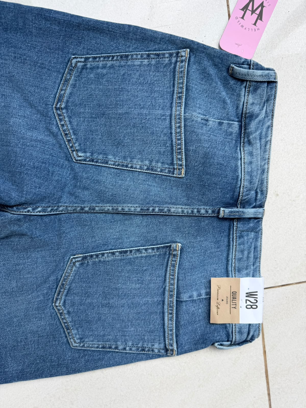 HIGH RISE WIDE LEG JEAN