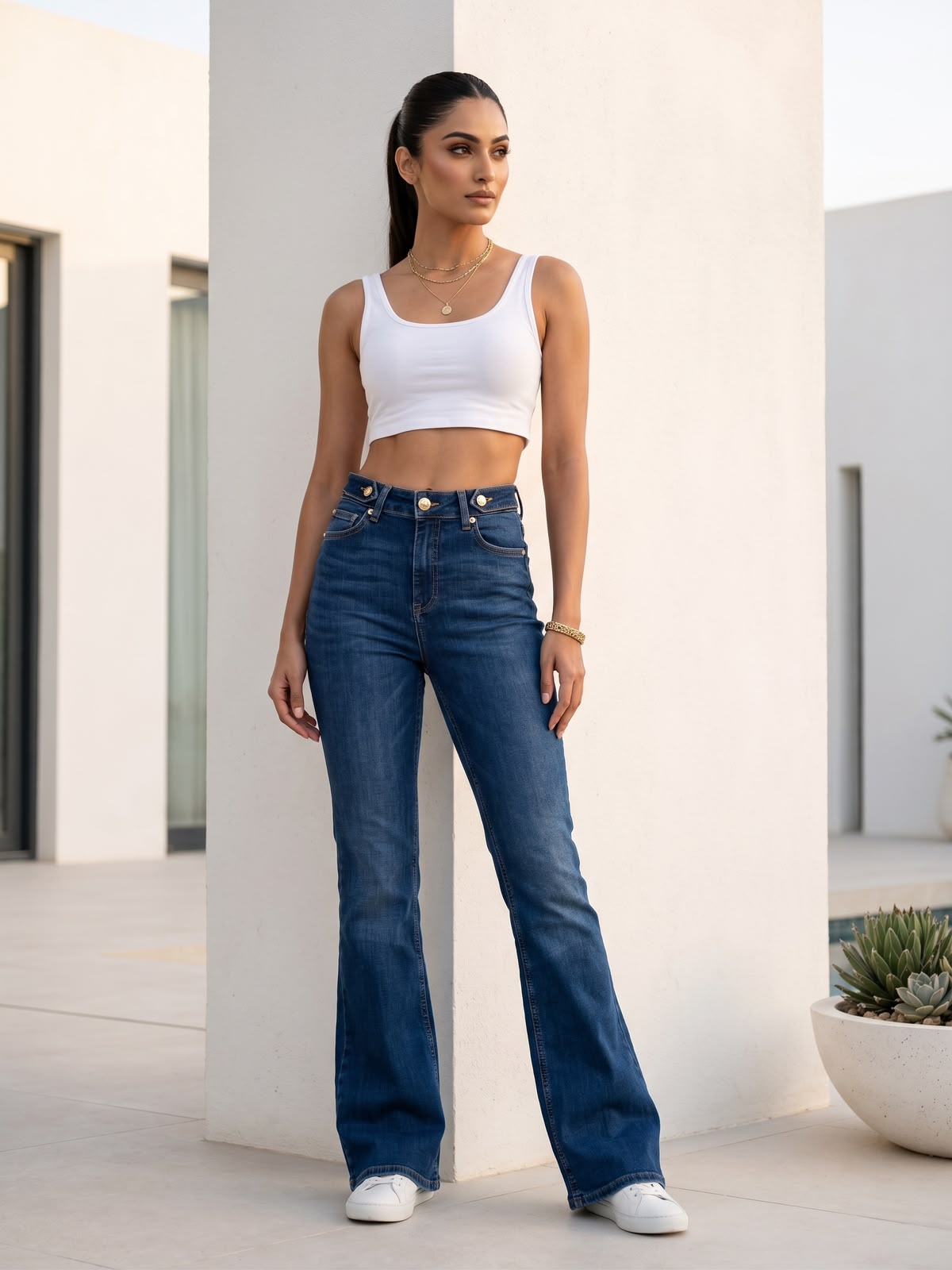 HIGH RISE BOOT CUT JEAN