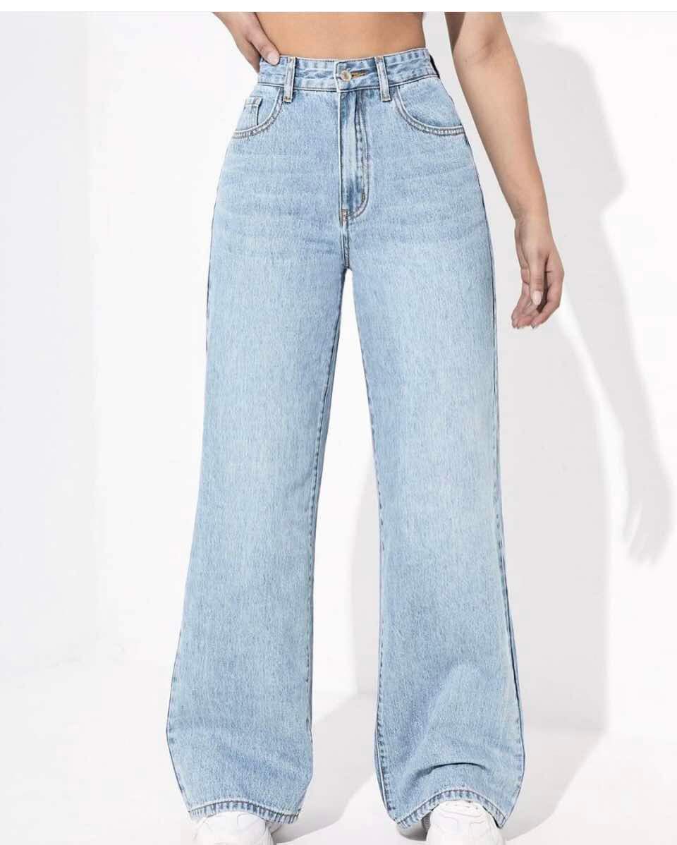 HIGH RISE WIDE LEG JEAN