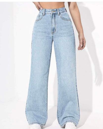 HIGH RISE WIDE LEG JEAN