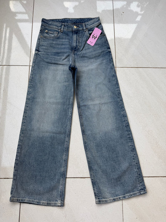 HIGH RISE WIDE LEG JEAN