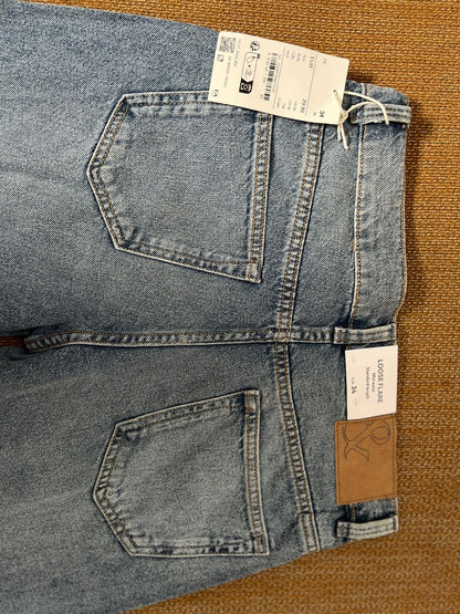 MID RISE LOOSE FLARE JEAN