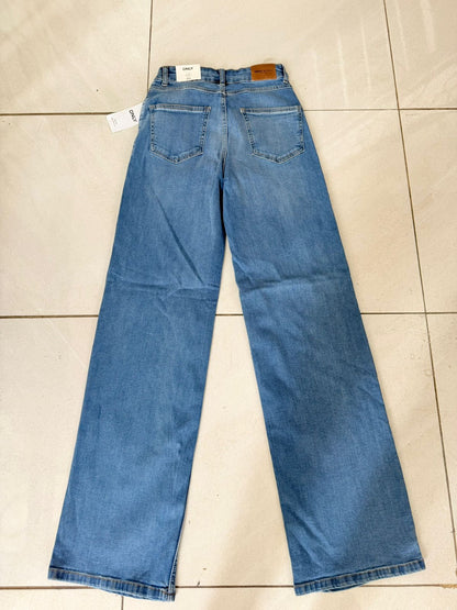 HIGH RISE WIDE LEG JEAN