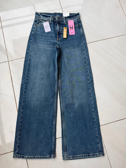 HIGH RISE WIDE LEG JEAN