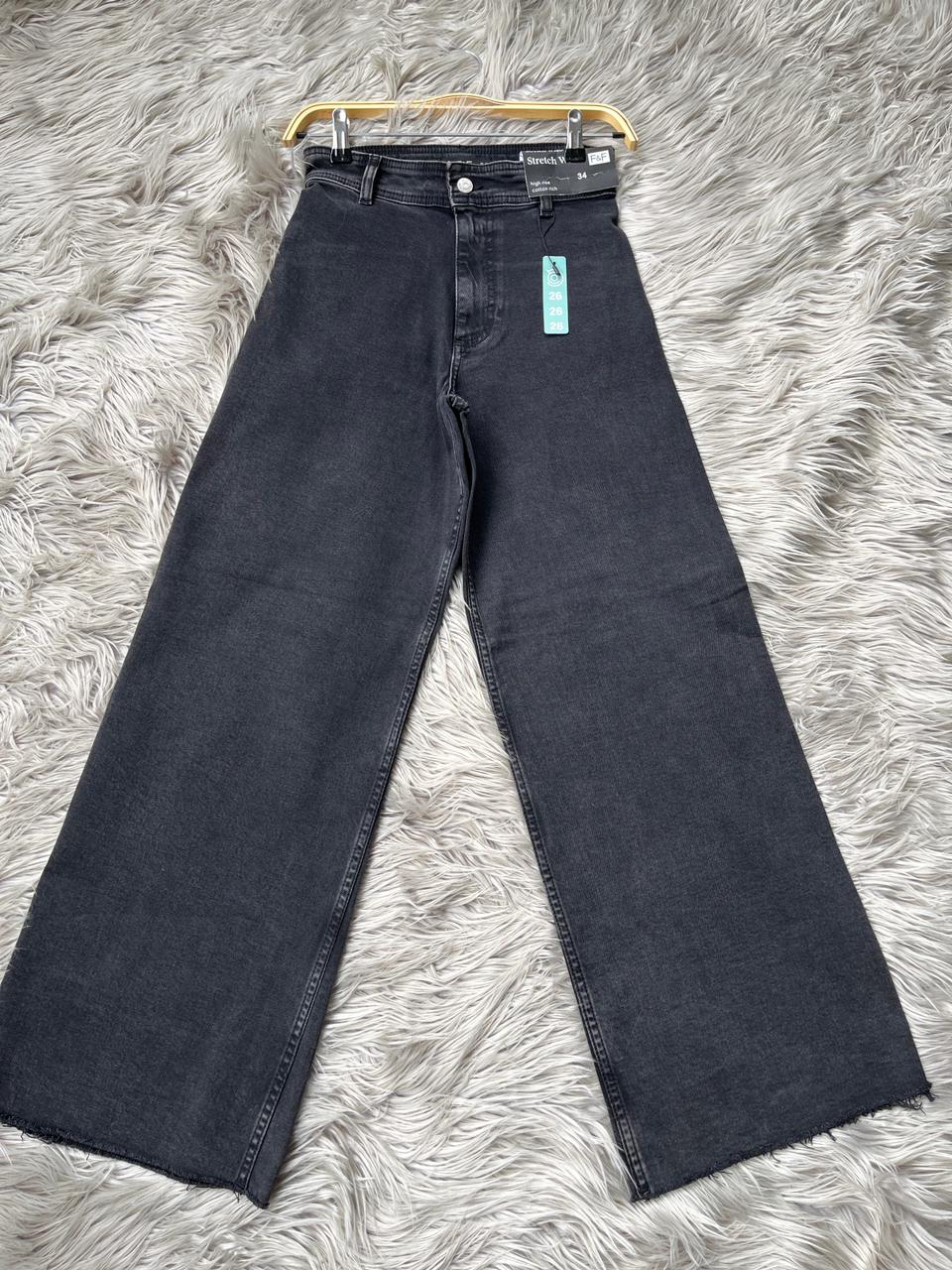 HIGH RISE WIDE LEG JEAN