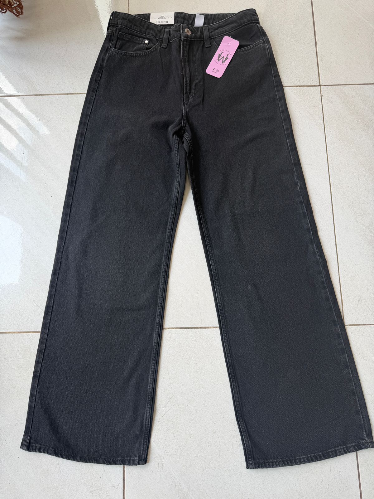 HIGH RISE WIDE LEG JEAN