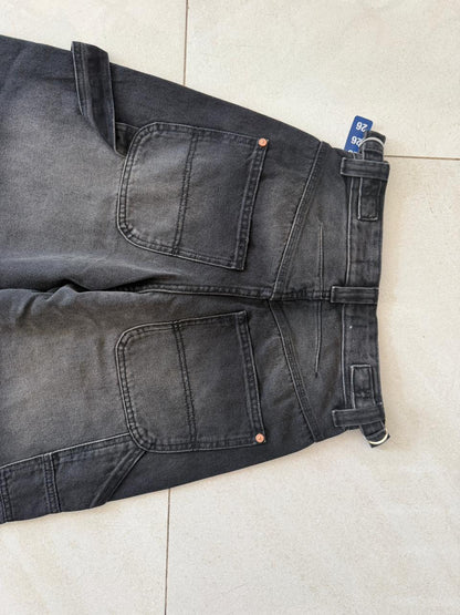 HIGH RISE BARREL LEG JEAN
