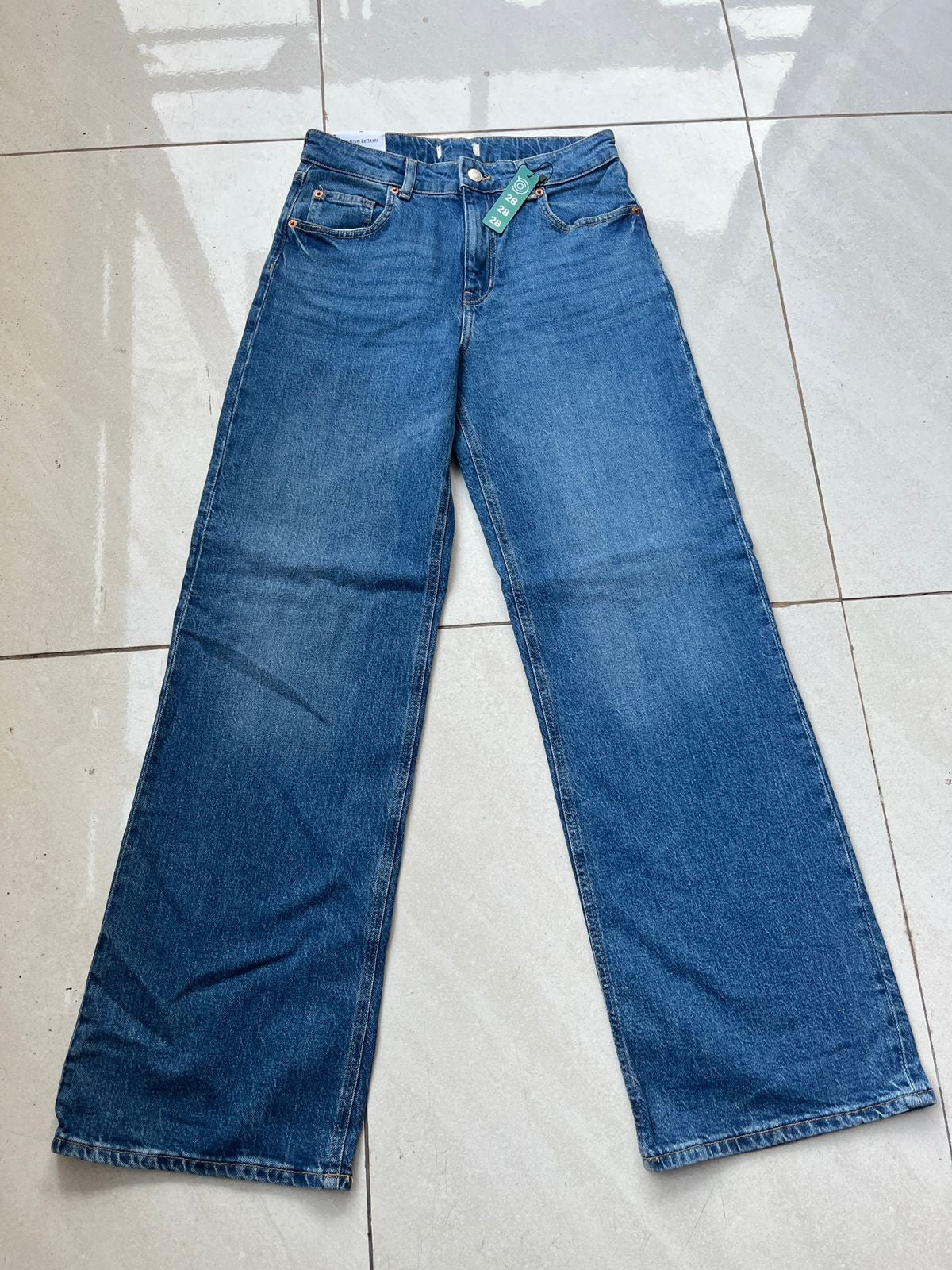HIGH RISE WIDE LEG JEAN