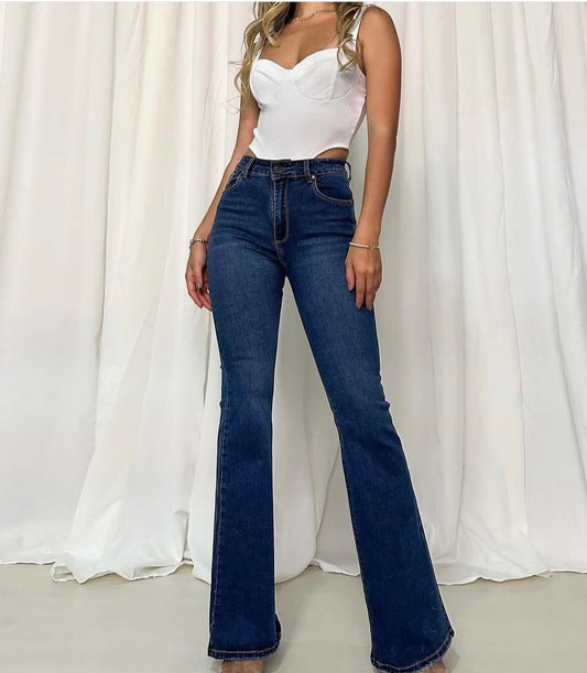 HIGH RISE FLARE JEAN