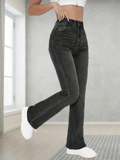 HIGH RISE FLARE JEAN