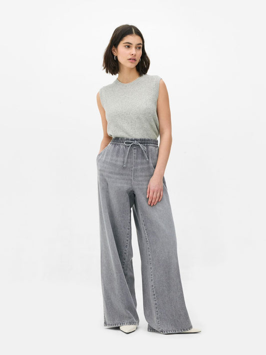 HIGH RISE WIDE LEG JEAN