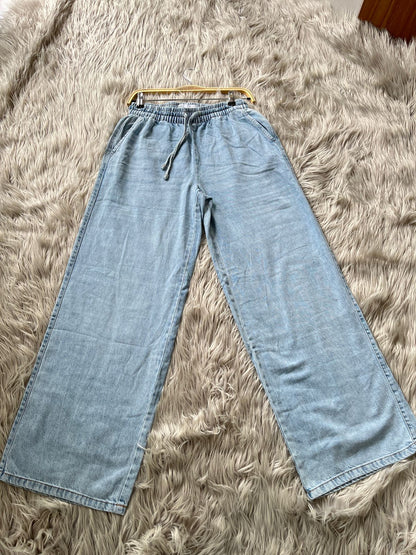HIGH RISE WIDE LEG JEAN