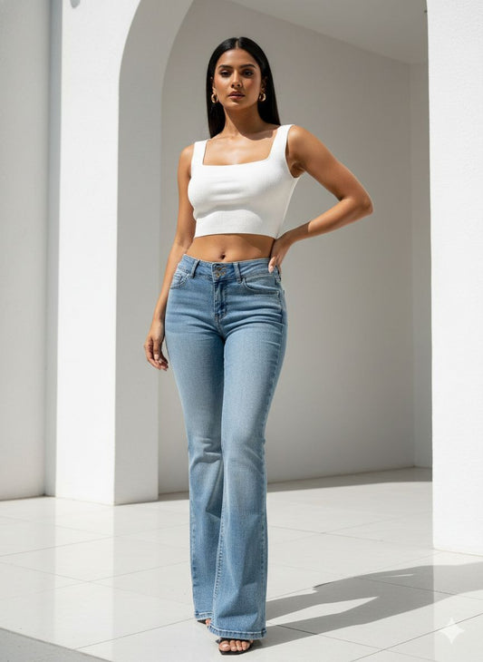 LOW RISE BOOT CUT JEAN