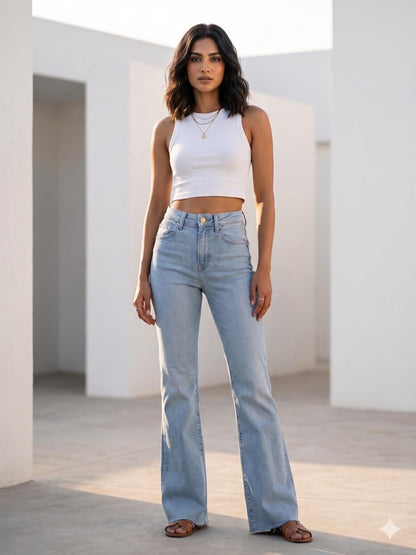 HIGH RISE FLARE JEAN
