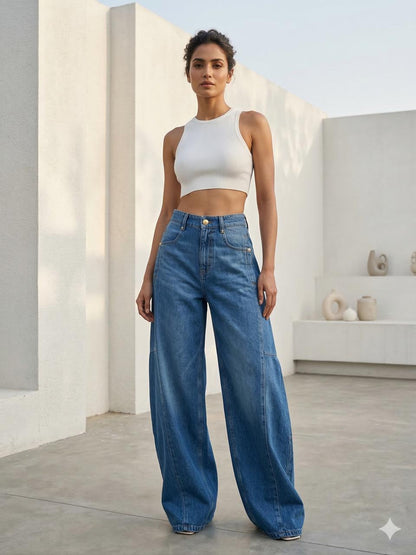 BARREL LEG JEAN